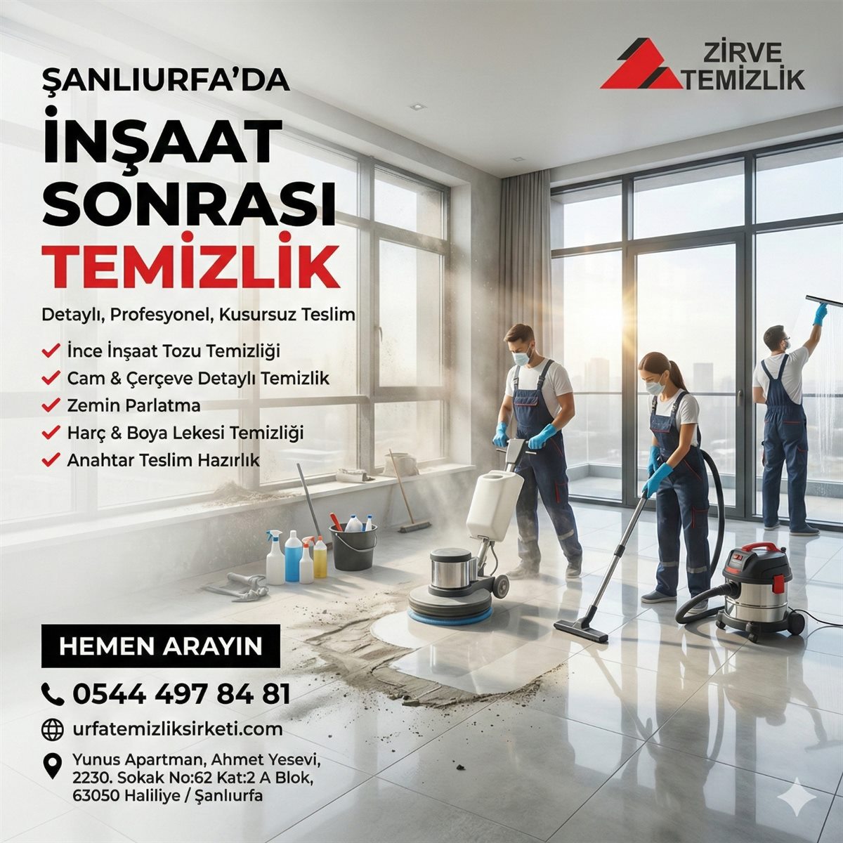 Şanlıurfa İnşaat Sonrası Temizlik